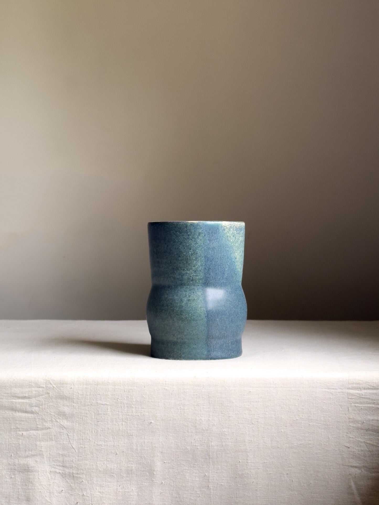 Azure Drift Vase